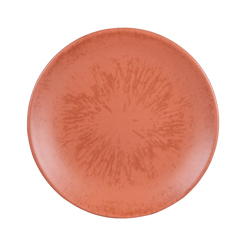 Assiette à dessert Onyx 21 cm Terracotta (lot de 6) Table passion