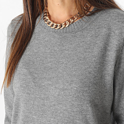 Robe Pull Femme Prime Gris Chiné