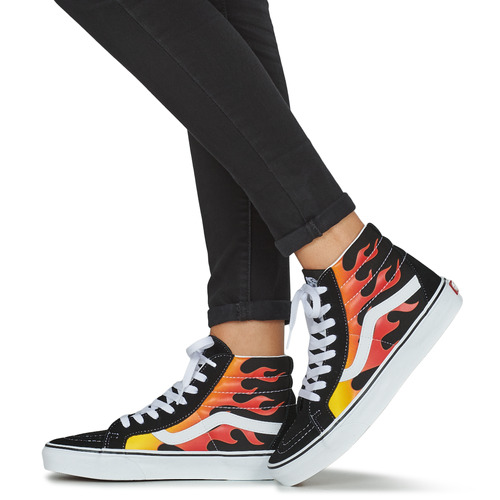 Vans - SK8-HI REISSUE - Noir / Flame