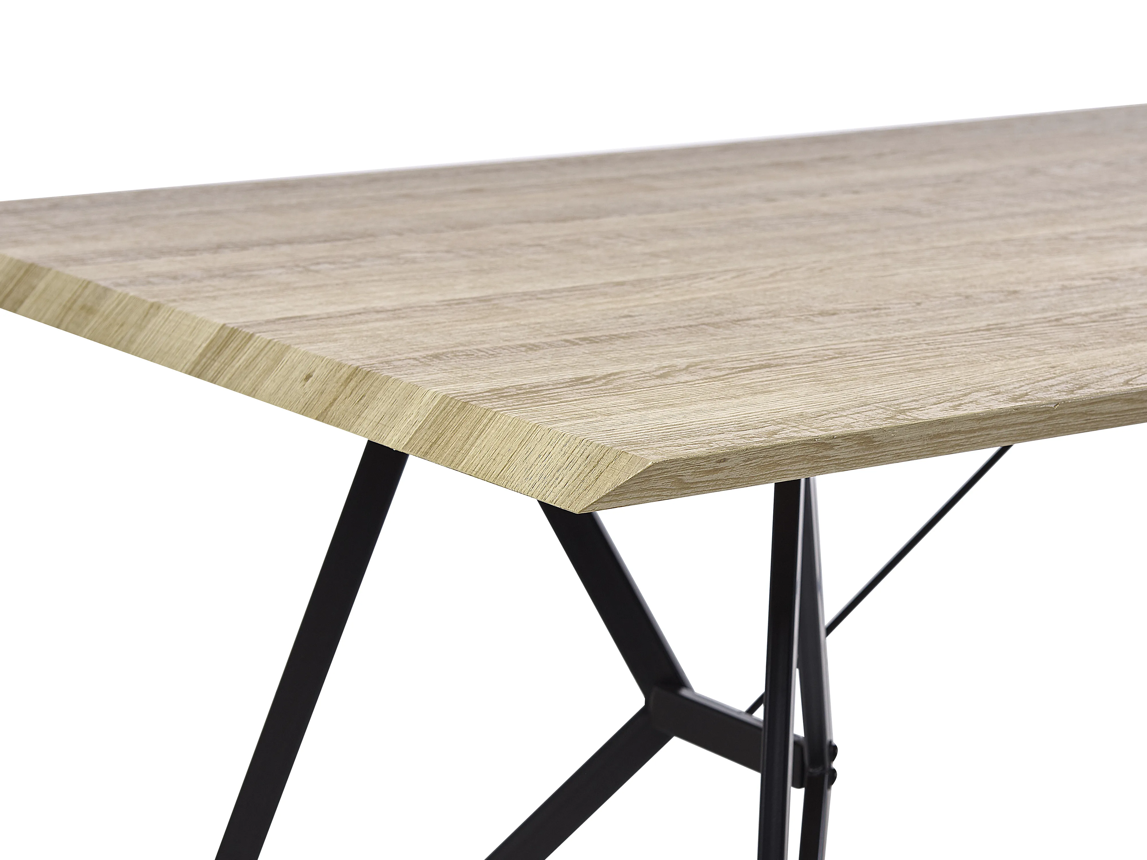 Eettafel BUSCOT Lichtbruin 90 cm 160 cm