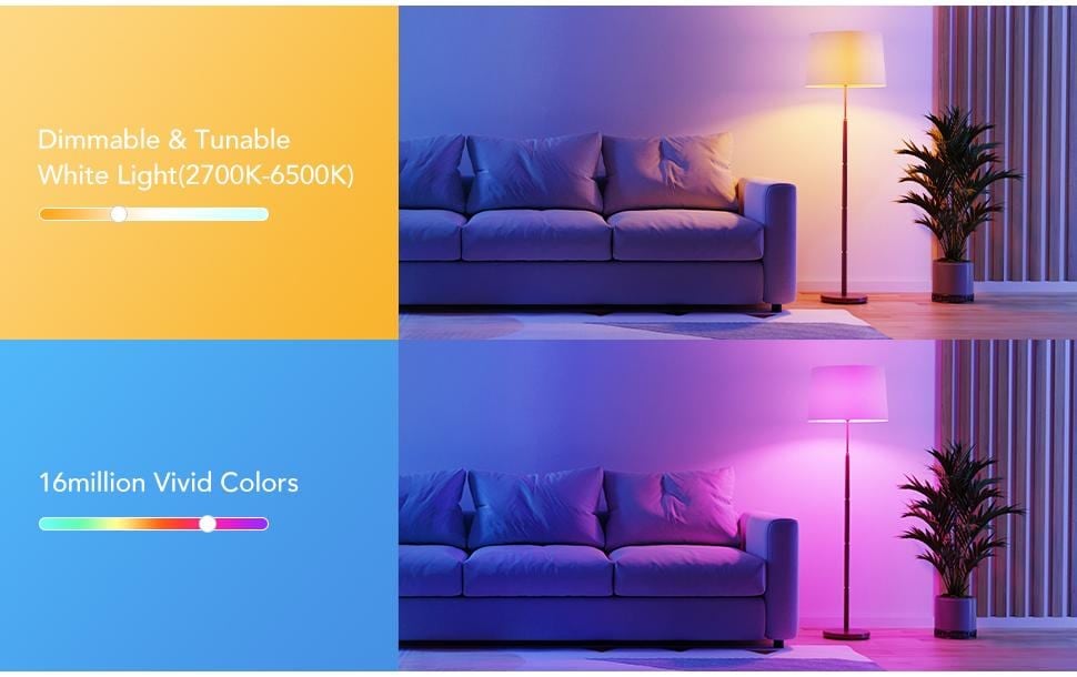 Govee Spezialleuchtmittel »Smart E27, -2700« E27 Farbwechsler