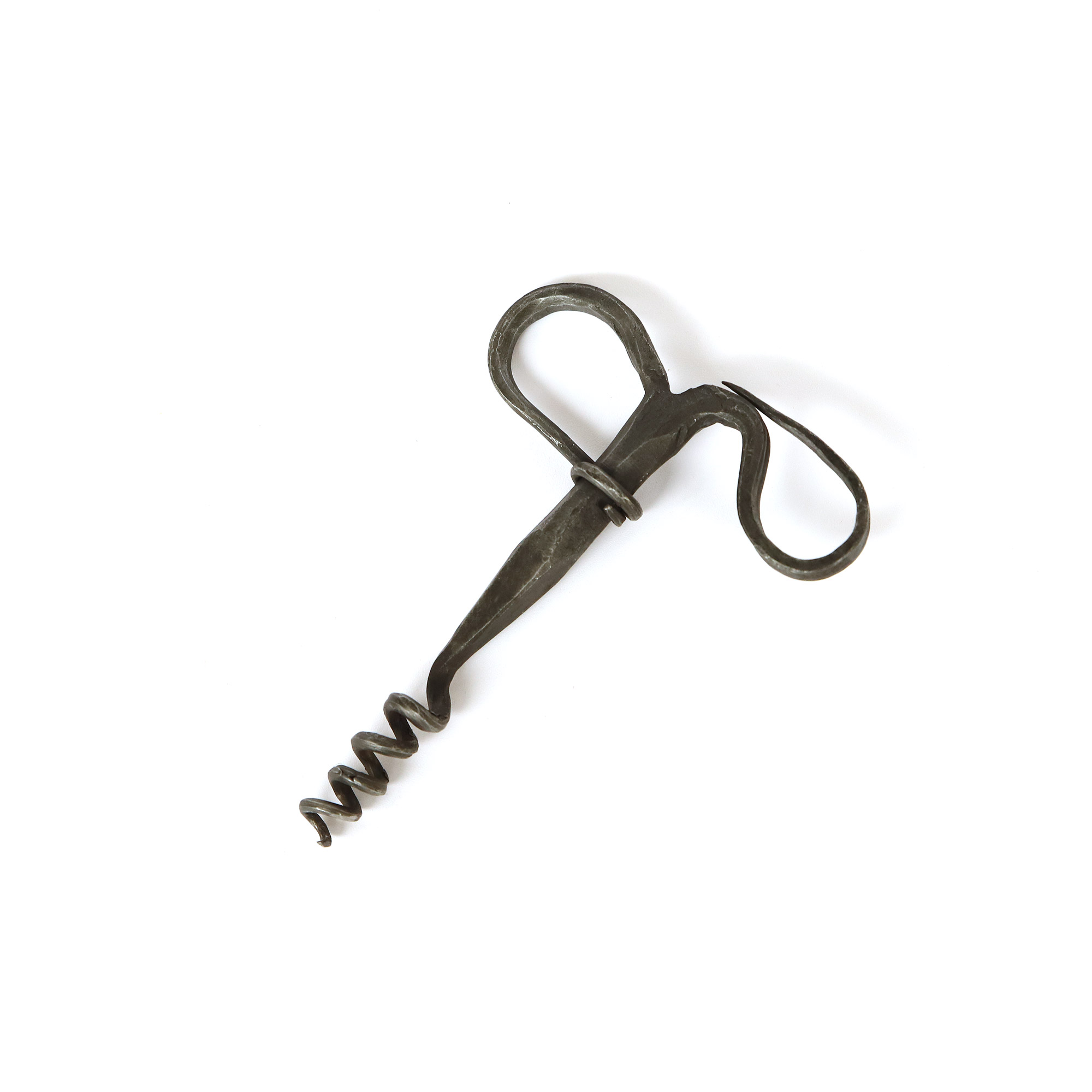 Korkenzieher handgeschmiedet, H 16 cm, B 10 cm zu 8,90