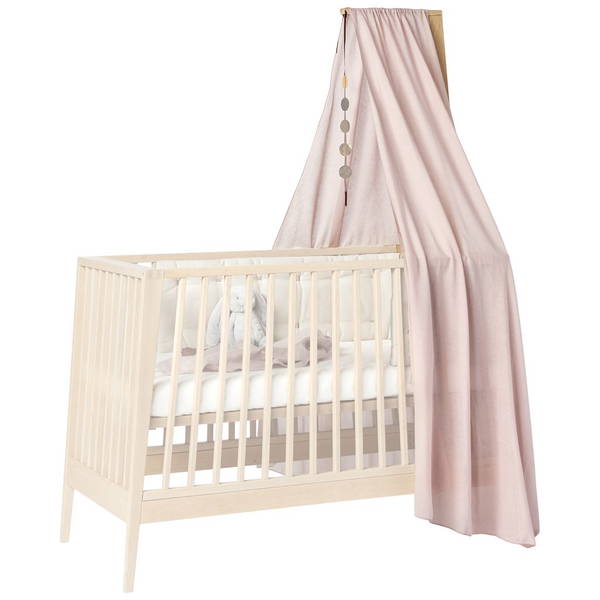 LeanderLeander   Himmel für Linea und Luna Babybett dusty rose