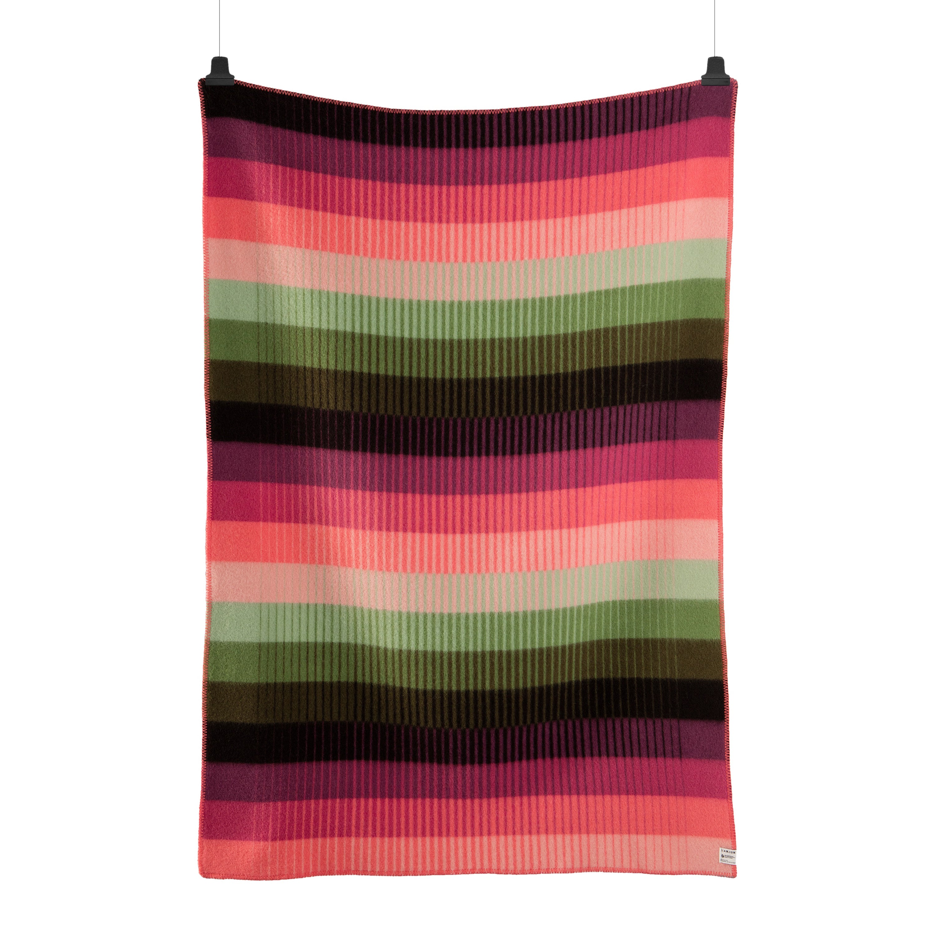 RÃ¸ros Tweed Ãsmund Plaid - Gradient Roze / Green