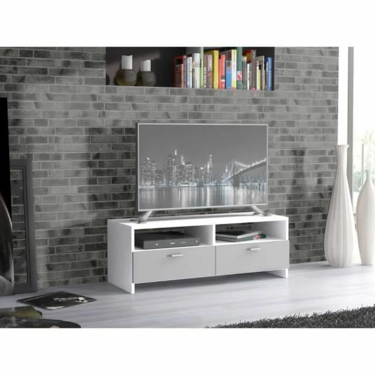 BigBuy Home Meubles TV 95x34,6x35,8 cm Bois