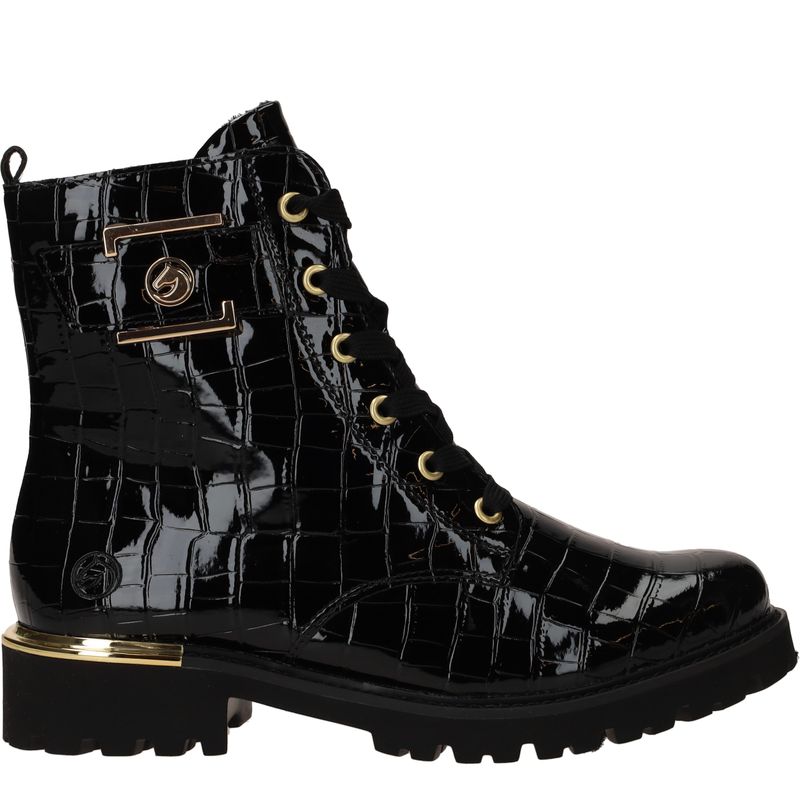 Remonte Veterboots Zwart Dames