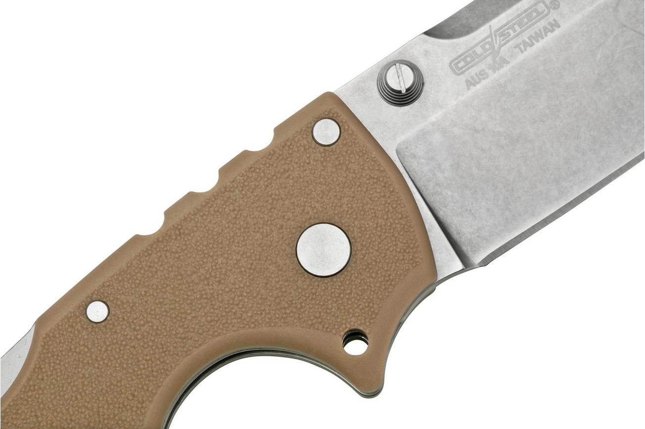 Cold Steel 4 Max Scout 62RQDTSW Desert Tan zakmes, Andrew Demko design