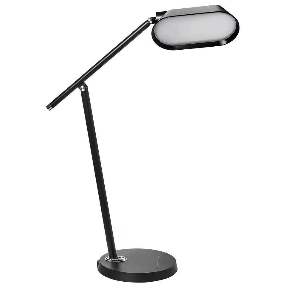 LEONIS - Bureaulamp LED - Zwart - Synthetisch materiaal