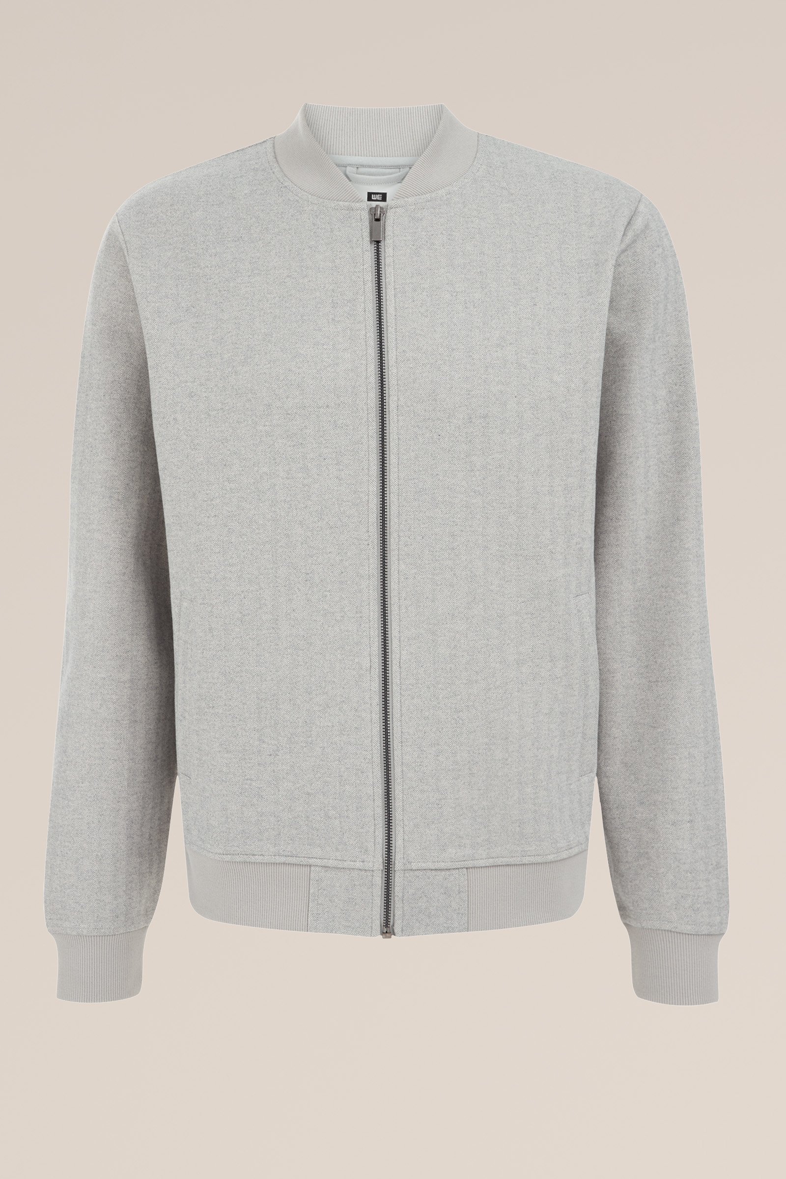 bomber vest WE Fashion Lichtgrijs