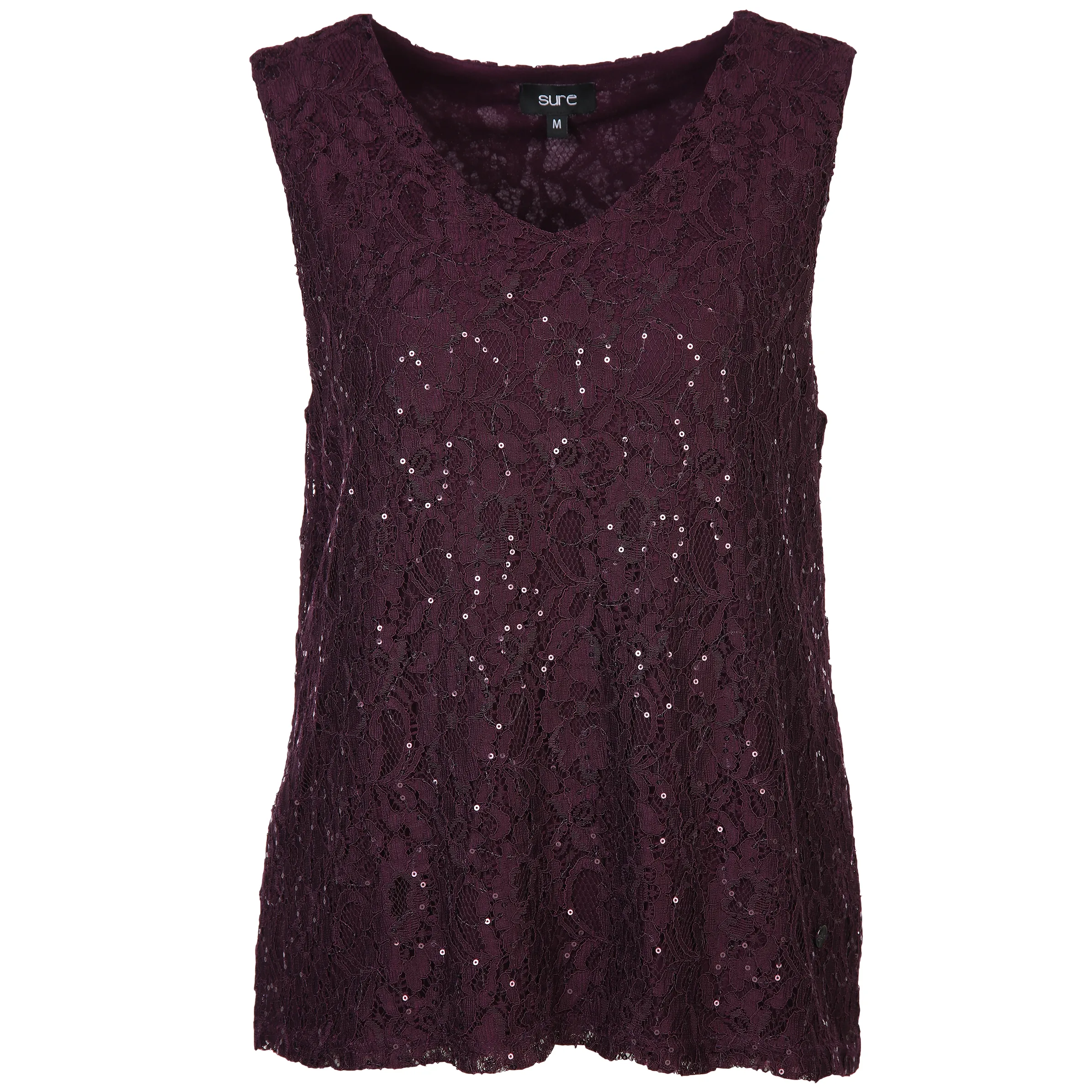 Damen Top mit Spitze