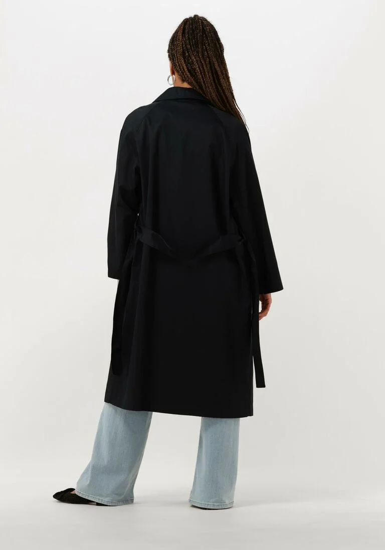 ANOTHER LABEL donkerblauwe another label mantel romee coat
