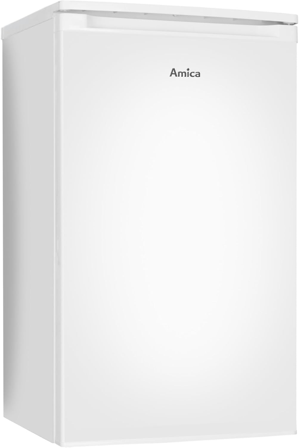 Amica KS 361 155 W Kühlschrank mit Gefrierfach / 85 cm Höhe, weiß, Energieeffizienzklasse E
