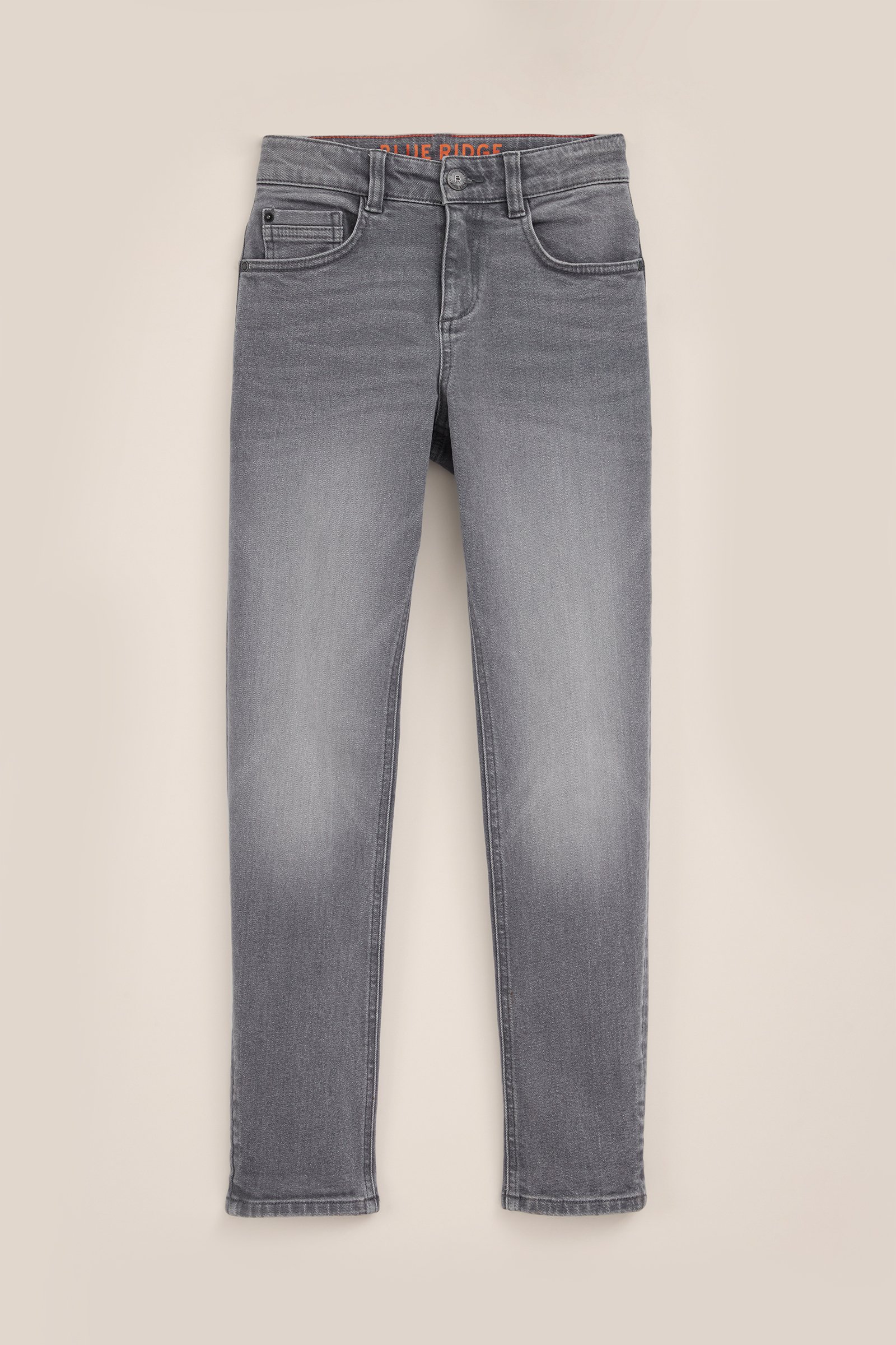 Jongens regular fit jeans met stretch Blue Ridge Lichtgrijs