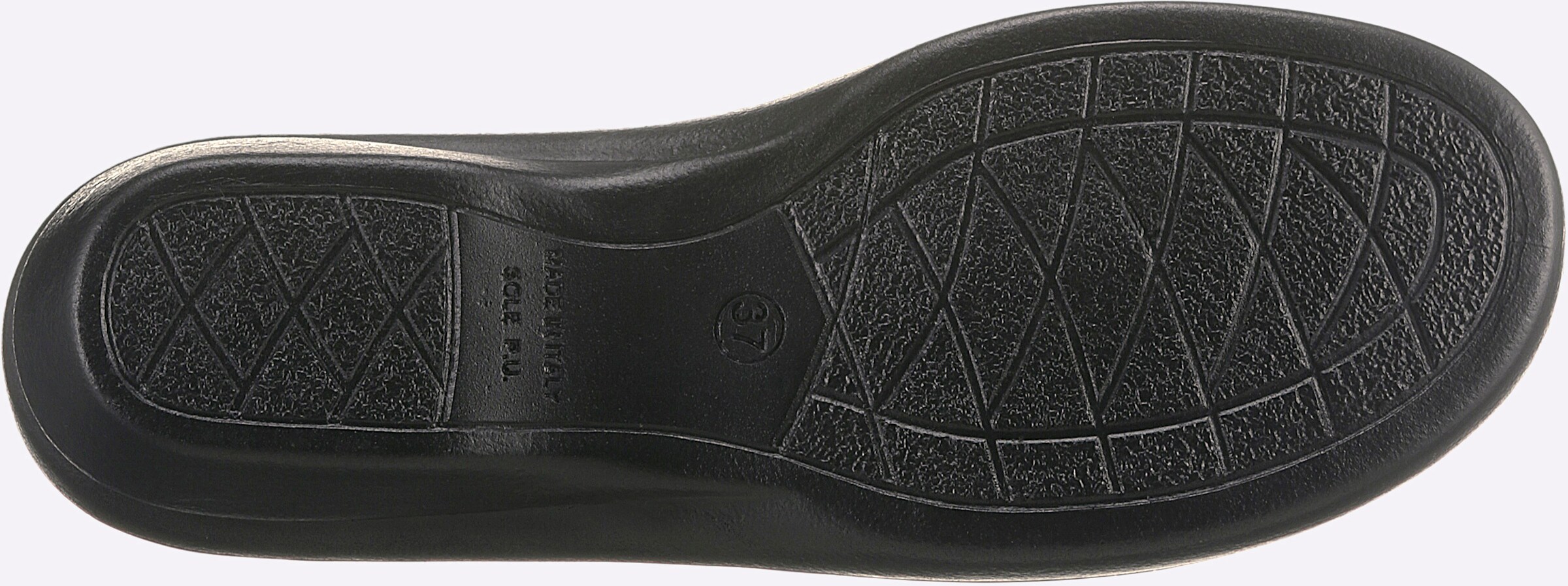 airsoft comfort+ Pantolette in schwarz-gemustert