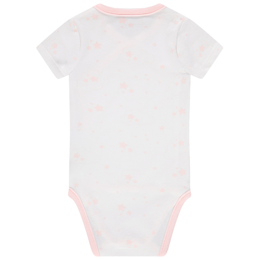 Body manches courtes en coton à étoiles all-over pour bébé fille