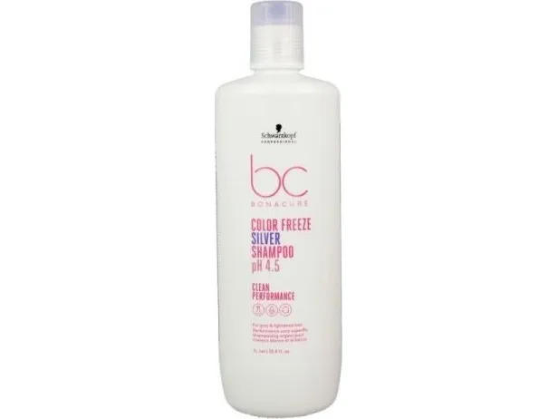 Schwarzkopf Professional BC Bonacure Color Freeze Silver Shampoo pH 4.5 Clean Performance 1000 ml