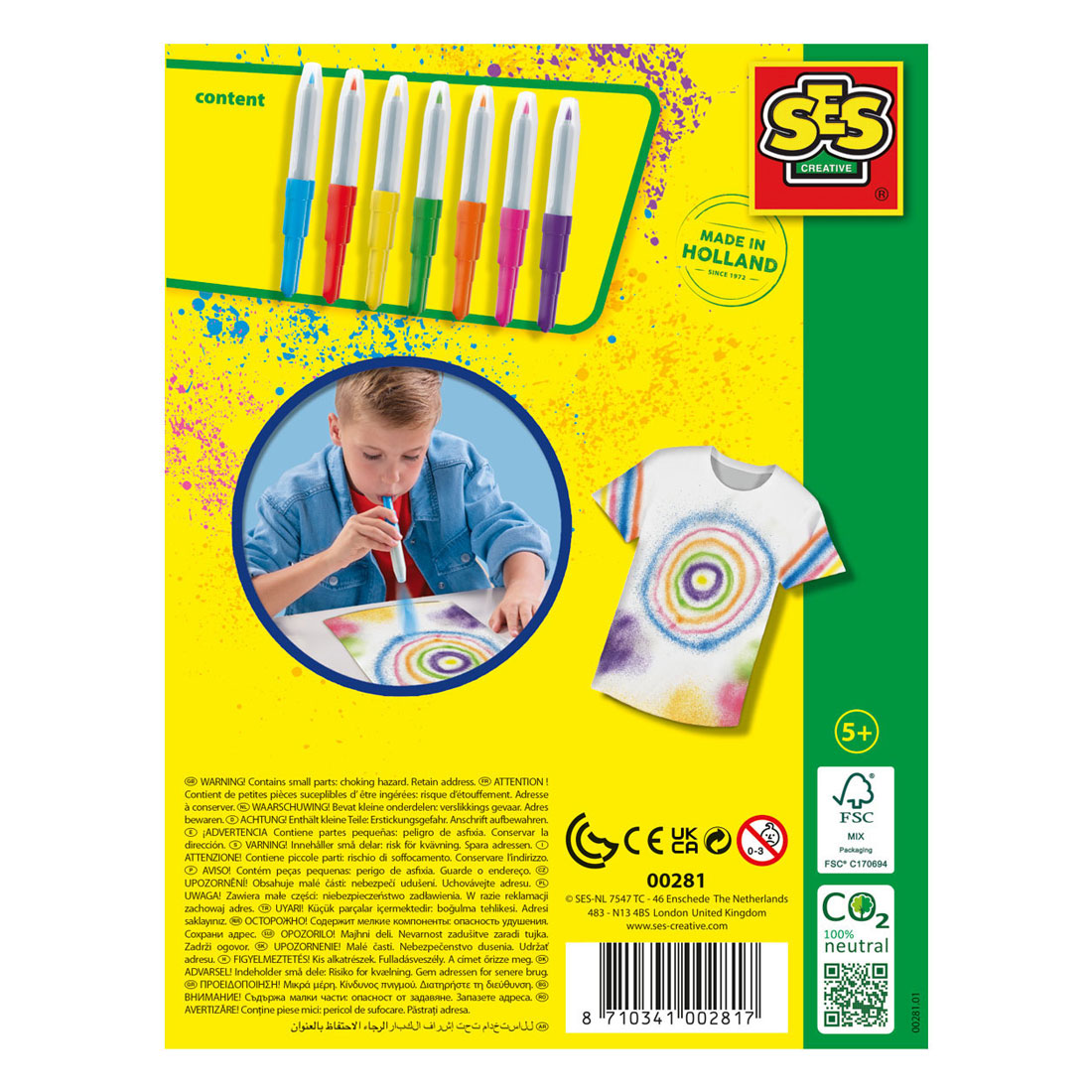 SES Blow Airbrush Pens - Textiel