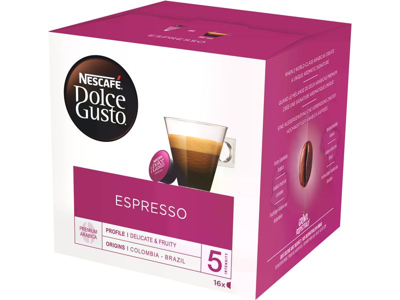 Nescafé Kaffeekapseln Dolce Gusto Espresso 16 Stück Nescafé Dolce Gusto Espresso Kapseln