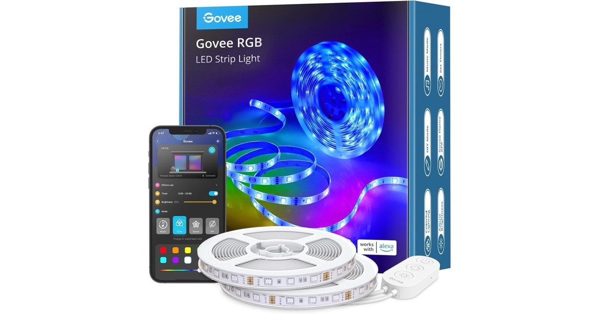 GoveeH6110 RGB ledstrip  (2x 5 meter, Wifi, Bluetooth)