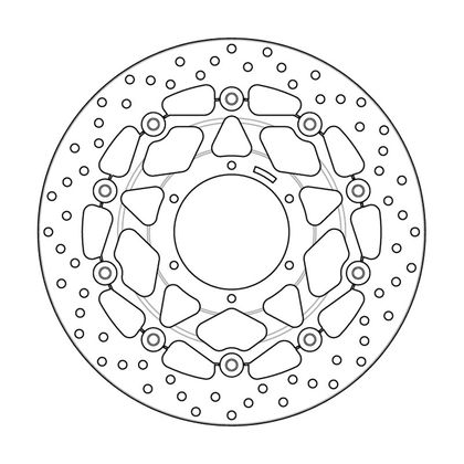 Disque de frein Rond Brembo flottant