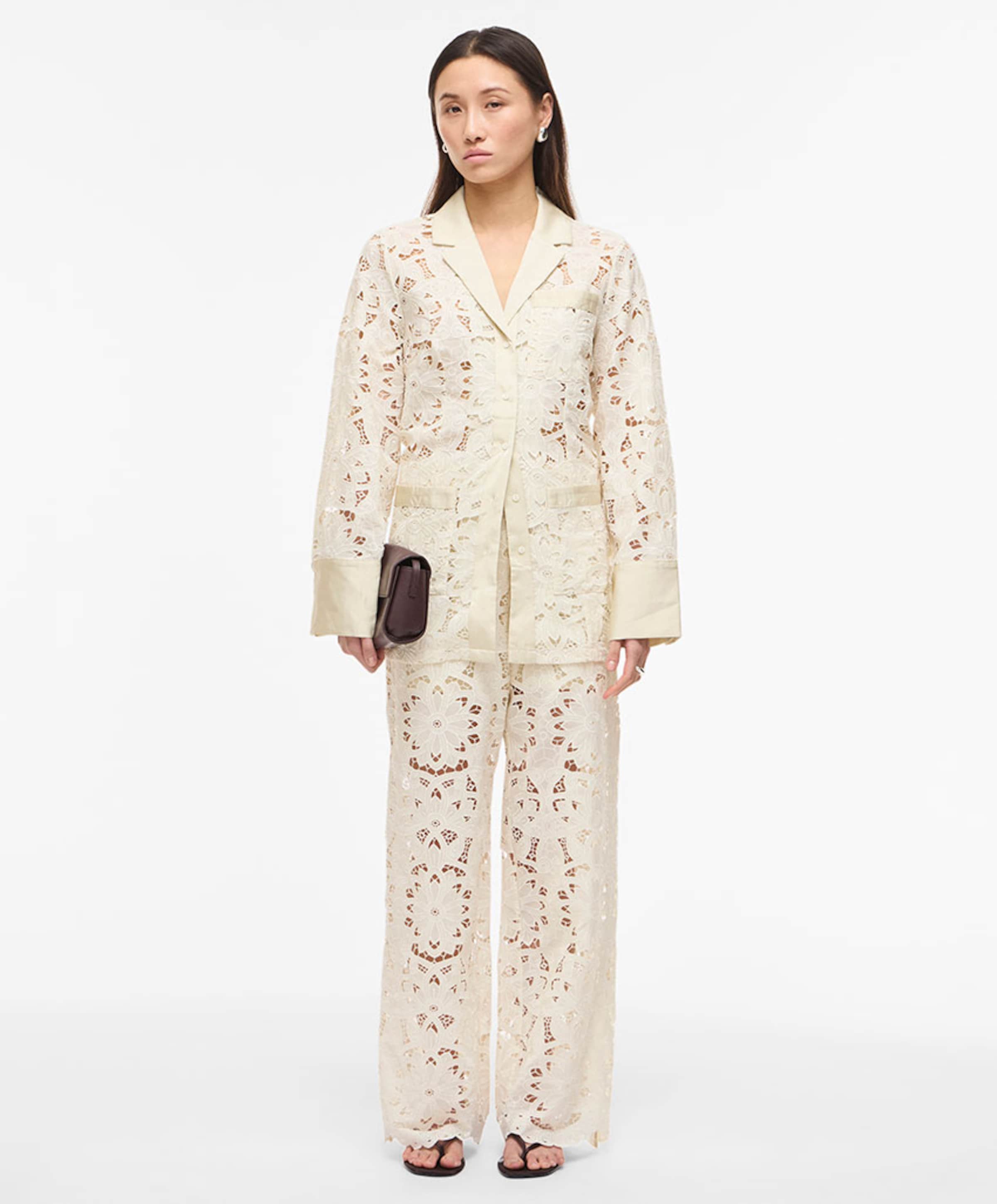 Rouge Edit Dames blouse beige