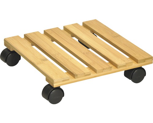 Wagner Bamboe plantenwagen, bamboe, 29x29 cm, draagvermogen 100 kg