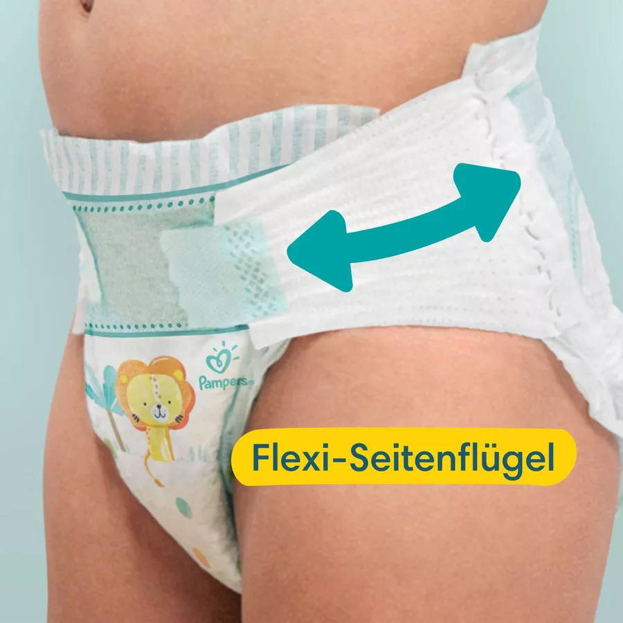 Pampers Baby-Dry Windeln, Gr. 5 Junior, 11-16kg, Maxi Pack (1 x 90 Windeln)