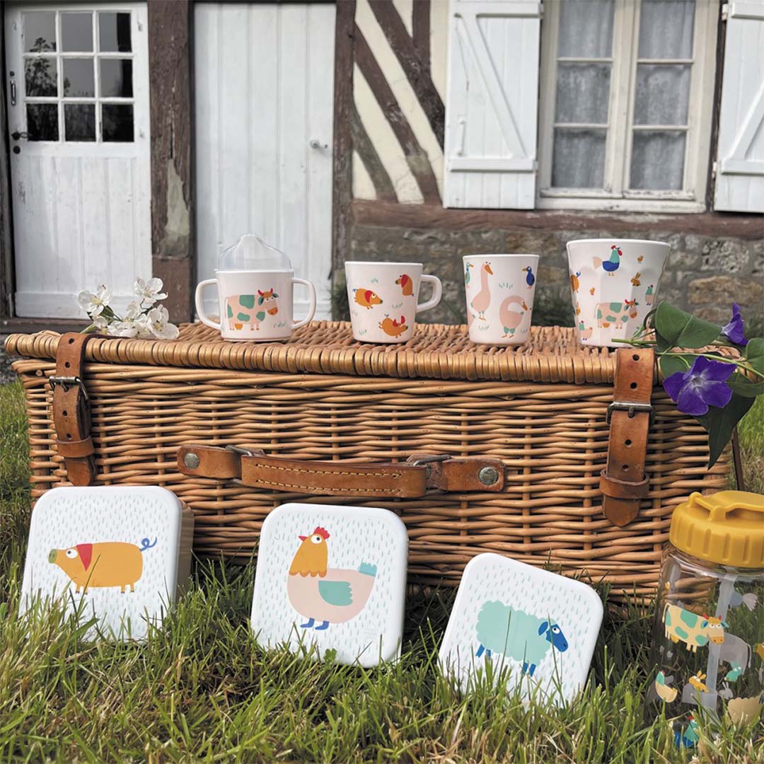 maison petit jour snackdoosjes de boerderij - 3st