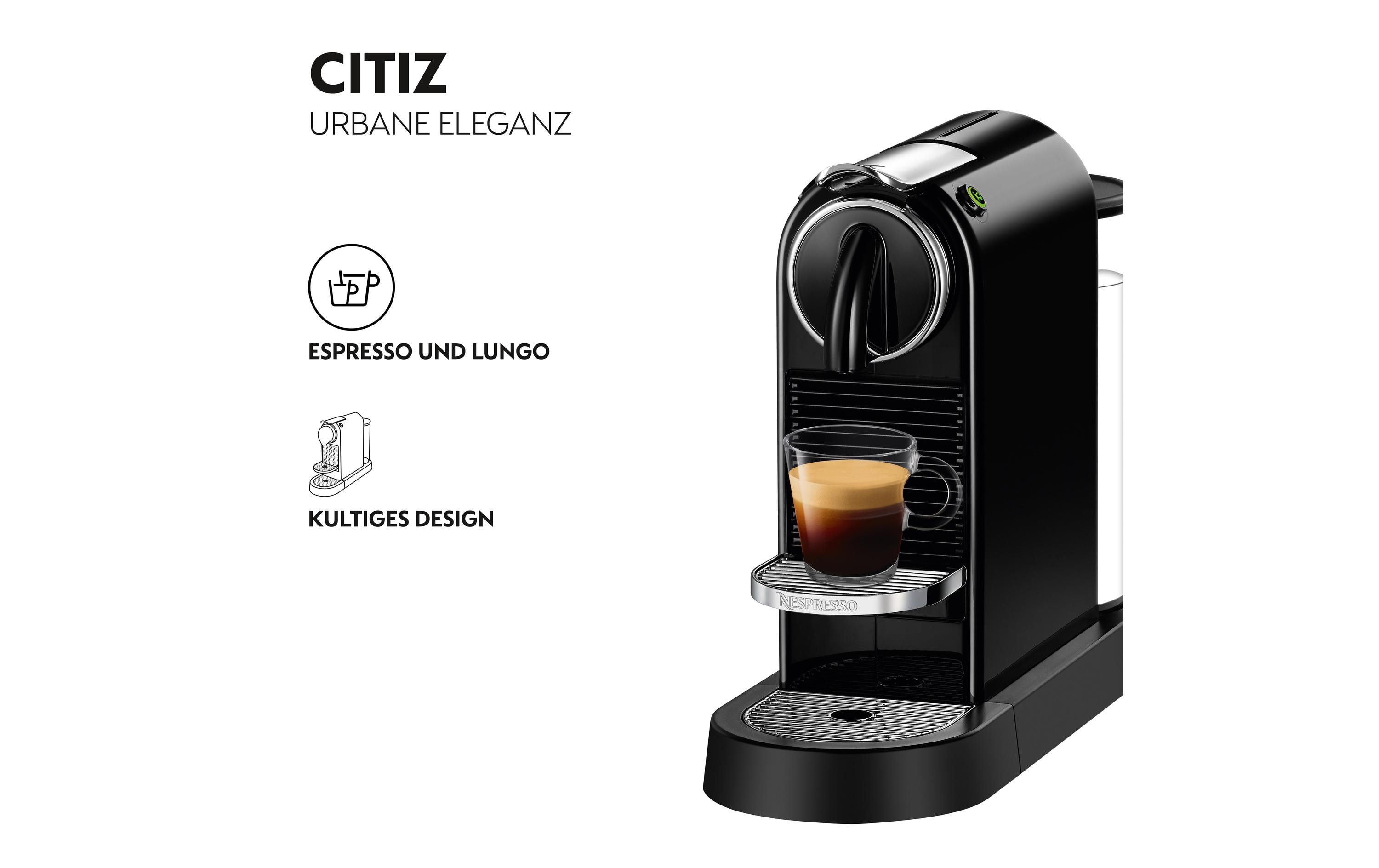 Kaffeemaschine Nespresso CitiZ EN167.B Schwarz<br>Kaffeemaschine