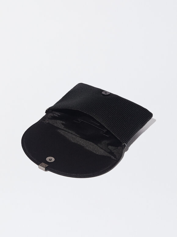 Bolsa de Festa Mesh - Preto