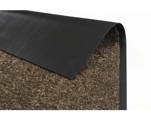 Op maat gemaakte Proper Tex bruine deurmat, 120 cm breed (per meter verkocht)