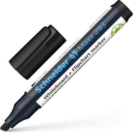 Schneider Maxx 293 Whiteboard- und Flipchart-Marker - schwarz - 2+5 mm