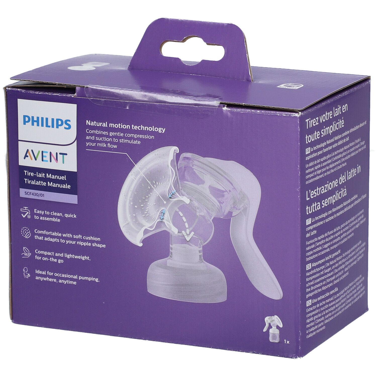 PHILIPS AVENT Natural Response manuelle Milchpumpe