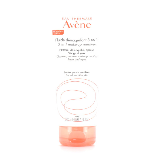 Fluide démaquillant 3 en 1 Avène - Peaux sensibles