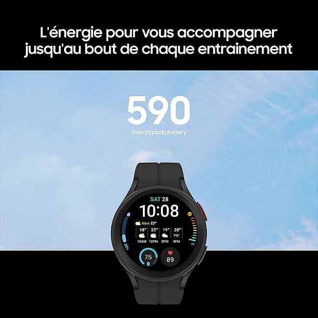 SAMSUNG - MONTRE CONNECTEE GPS GALAXY WATCH5 PRO 45 MM 4G