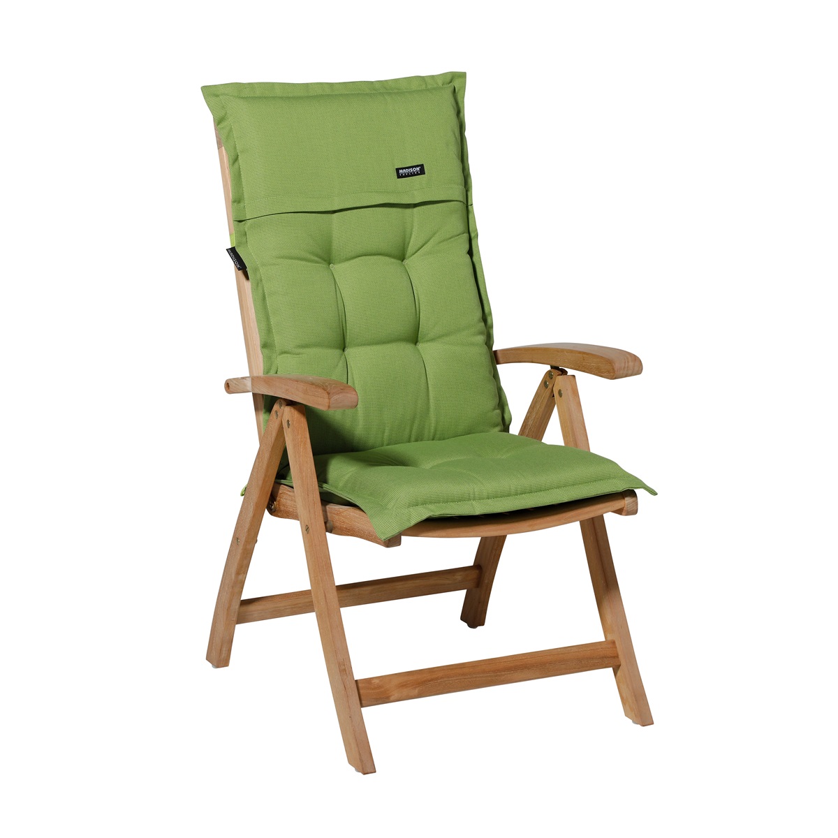 Madison Rib lime Tuinstoelkussen - Set van 4