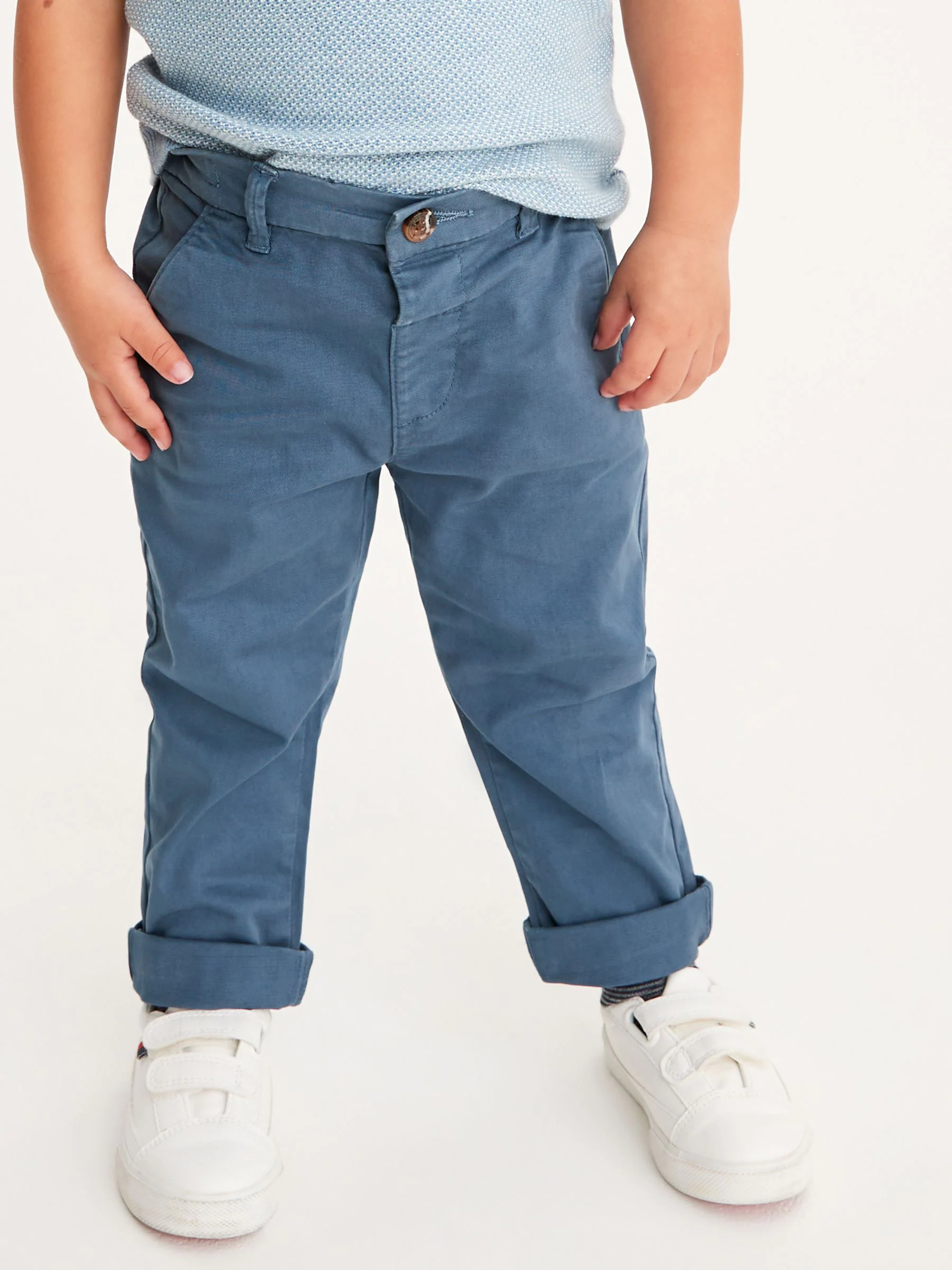Blauw - Stretch Chino Broek (3mnd-7jr)