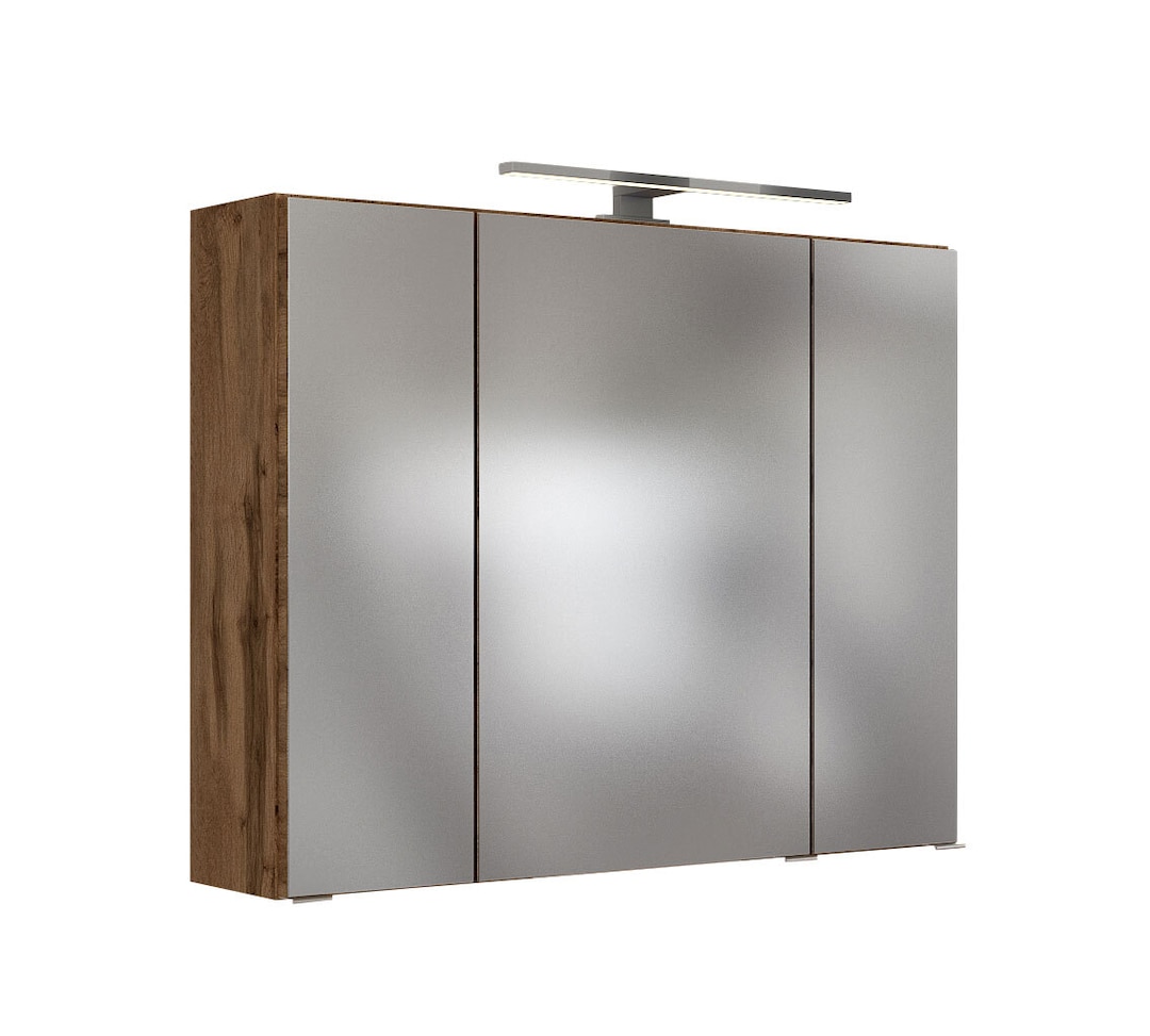 Spiegelschrank BAABE 80 x 66 cm Wotan Eiche
