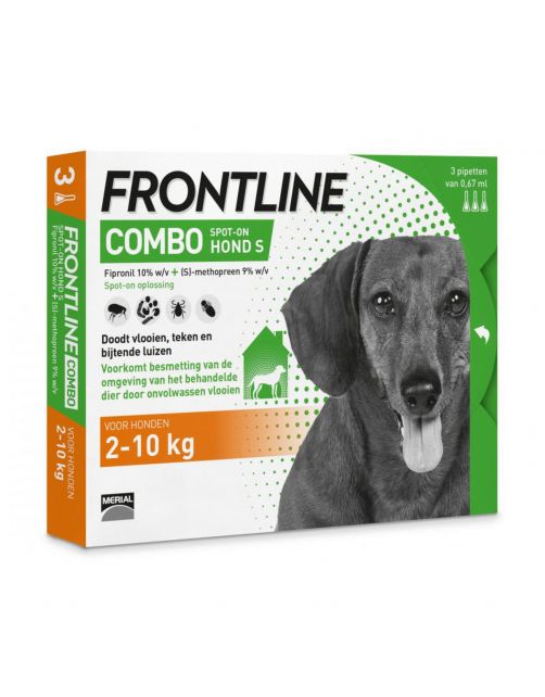 Frontline Combo Spot On 1 Small Hond Small - Anti vlooien en tekenmiddel