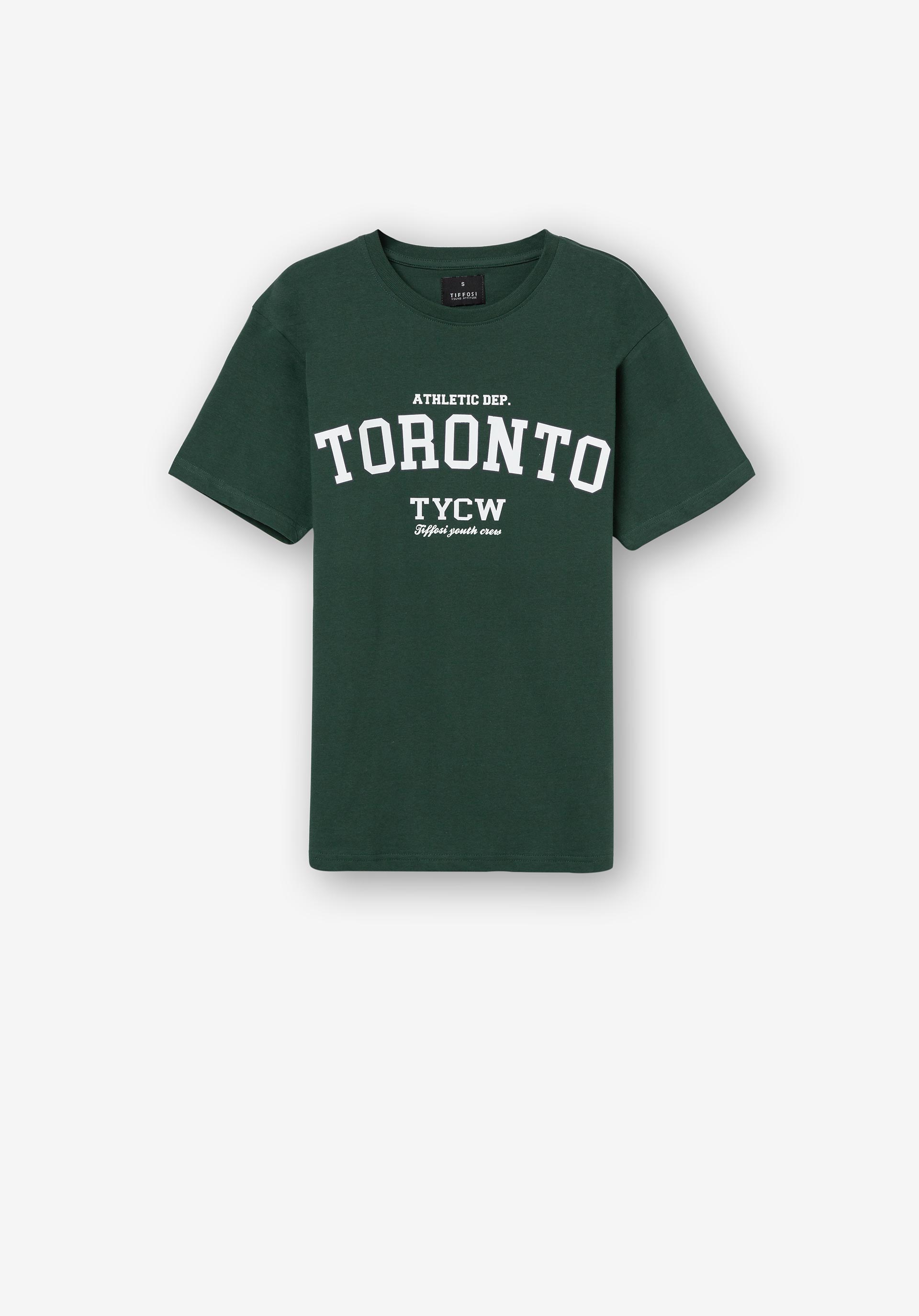 T-shirt com Estampado Frontal