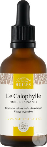 Comptoir Des Huiles Le Calophylle Huile Drainante Naturelle Et Bio Visage Et Jambes 50ml