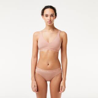 Culotte en coton stretch Culottes & bas - Rose - Lacoste - Femme