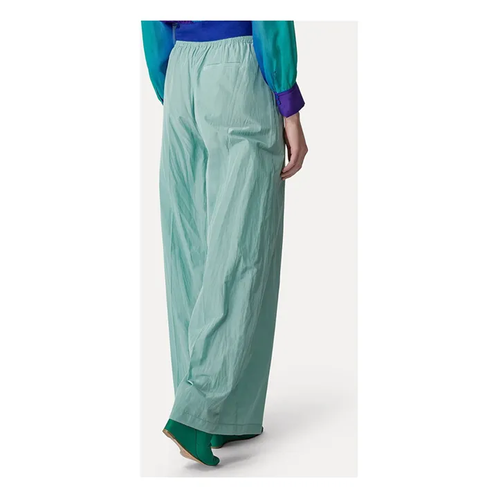Forte Forte Pantalon Palazzo Taffetas | Aqua