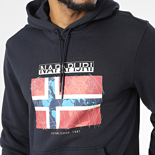 Sweat Capuche Guiro A4GZT Bleu Marine