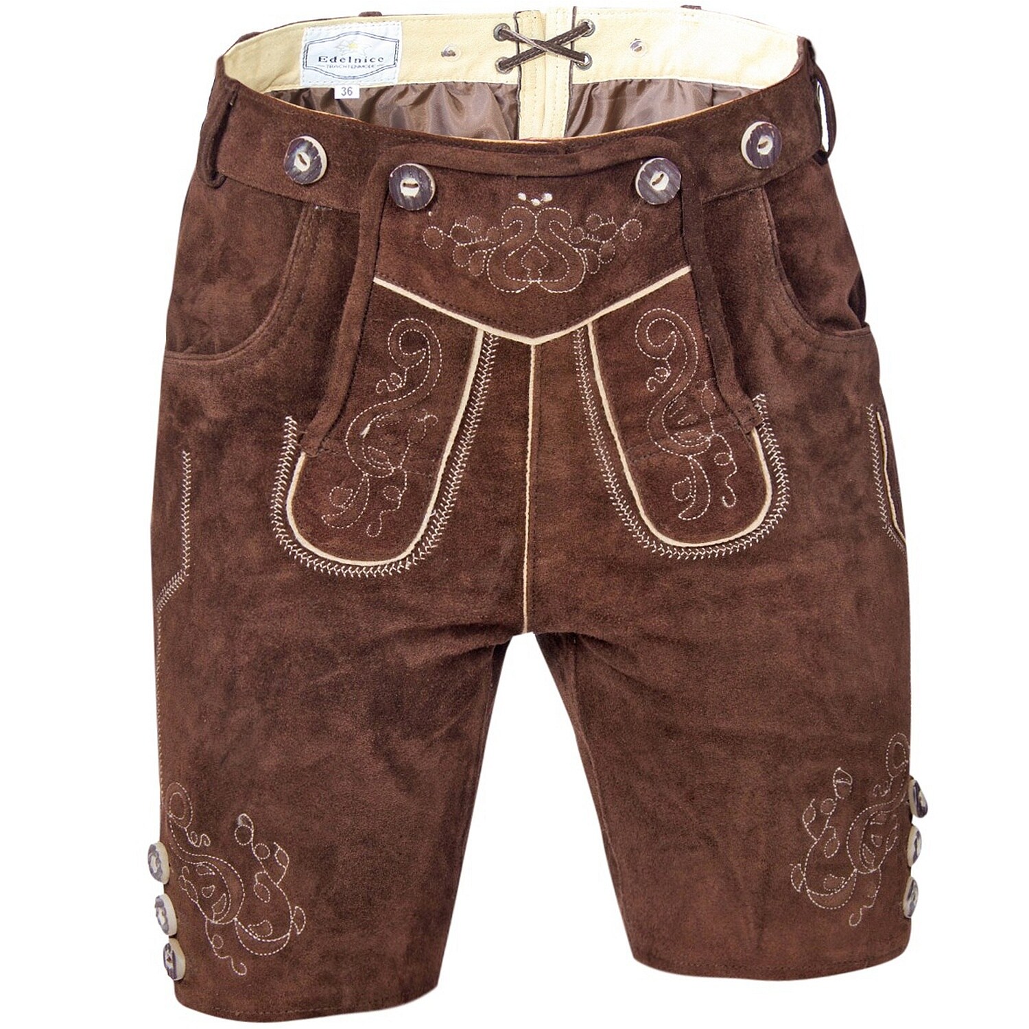 Kurze Damen Lederhose