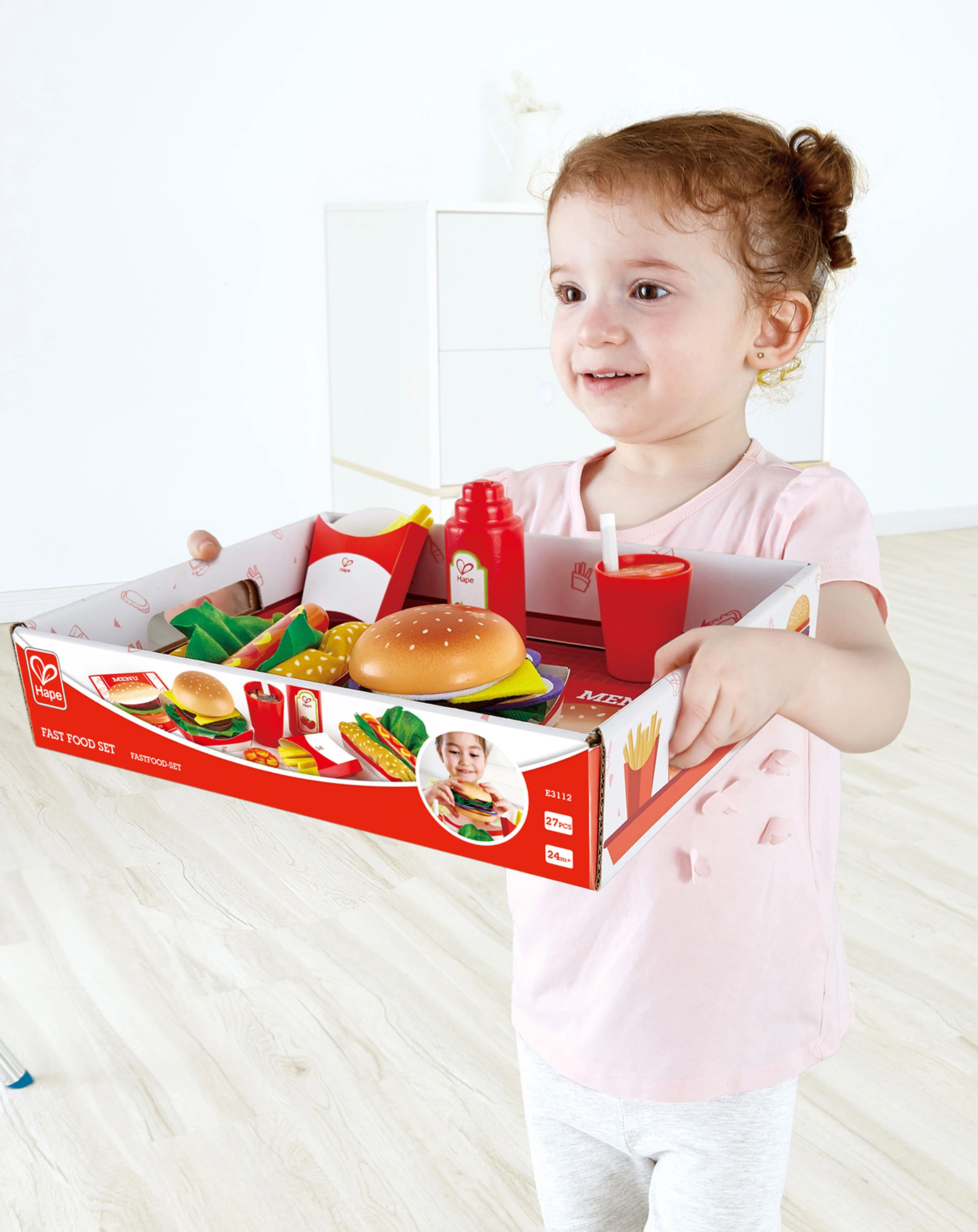Spiel-Lebensmittel FASTFOOD-SET 7-teilig