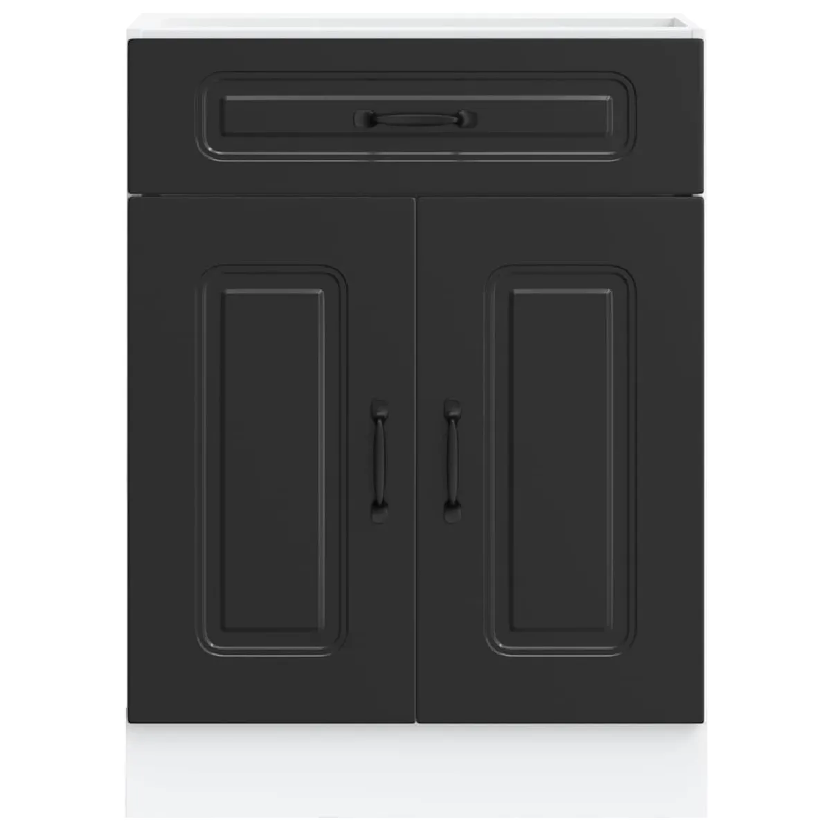 VidaXL Armoire Cuisine Kalmar Noir