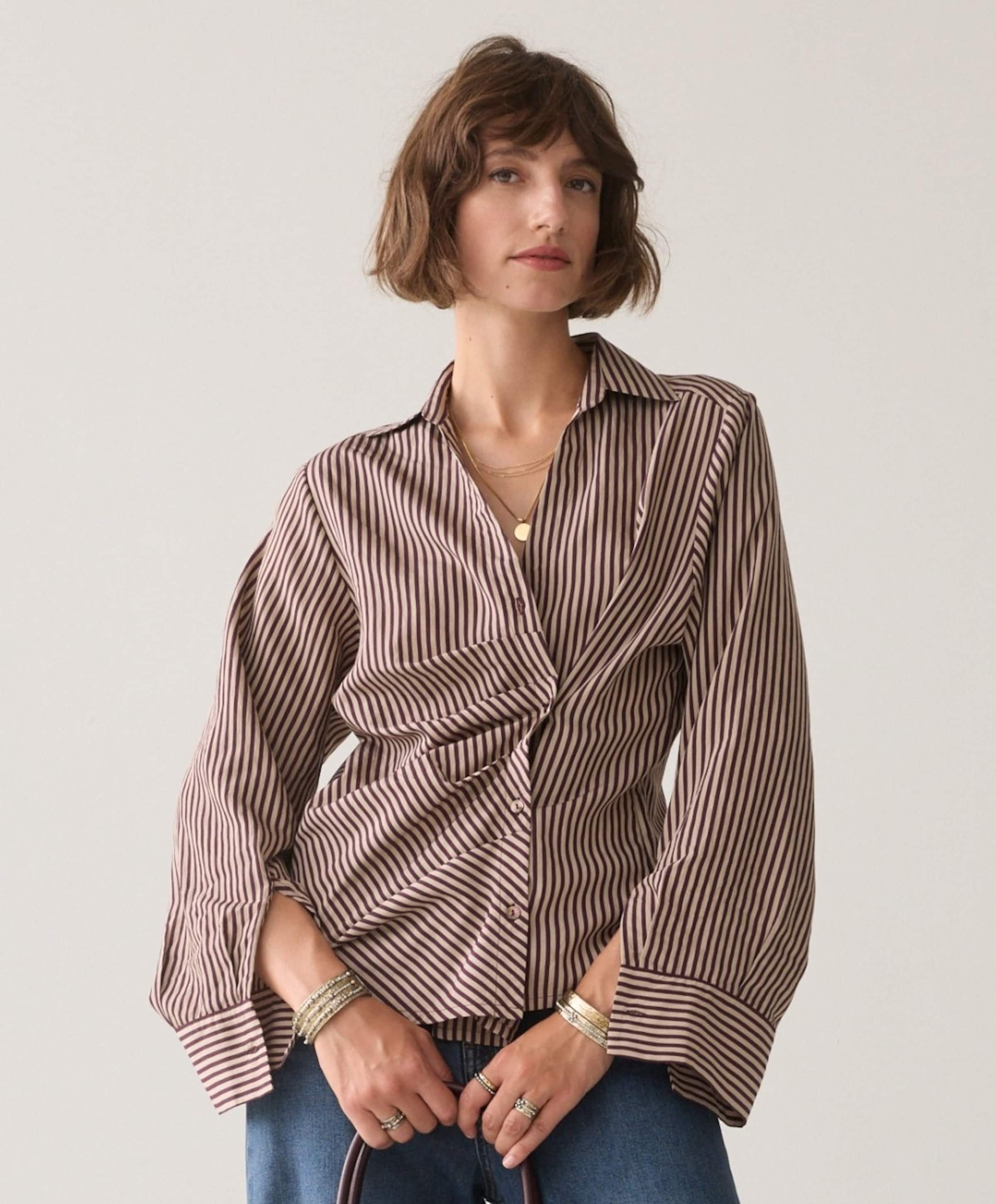 Summum Woman Dames blouse bordeaux