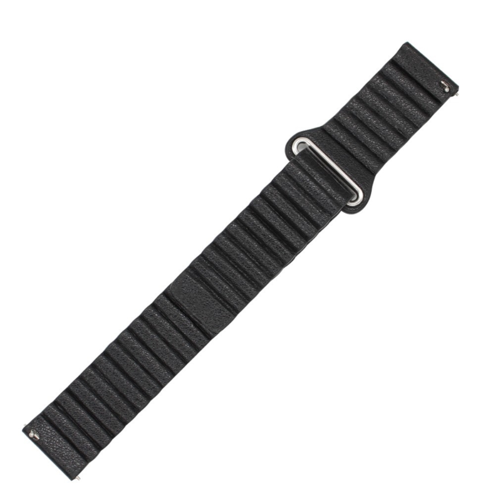 Samsung Galaxy Watch 3 (41mm) Echtleder Armband mit Magnetverschluss - Schwarz