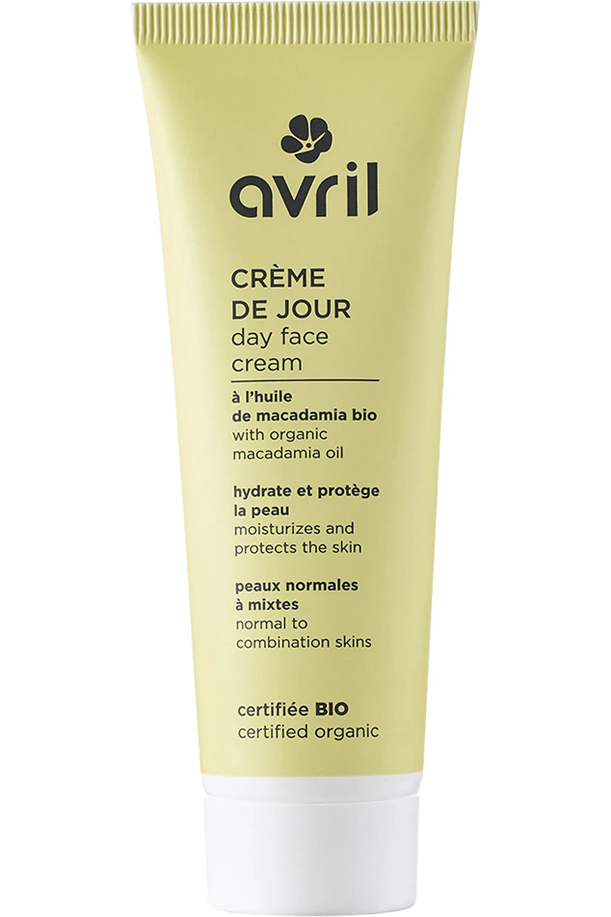 Avril Crème jour bio peaux normales et mixtes-50 ml